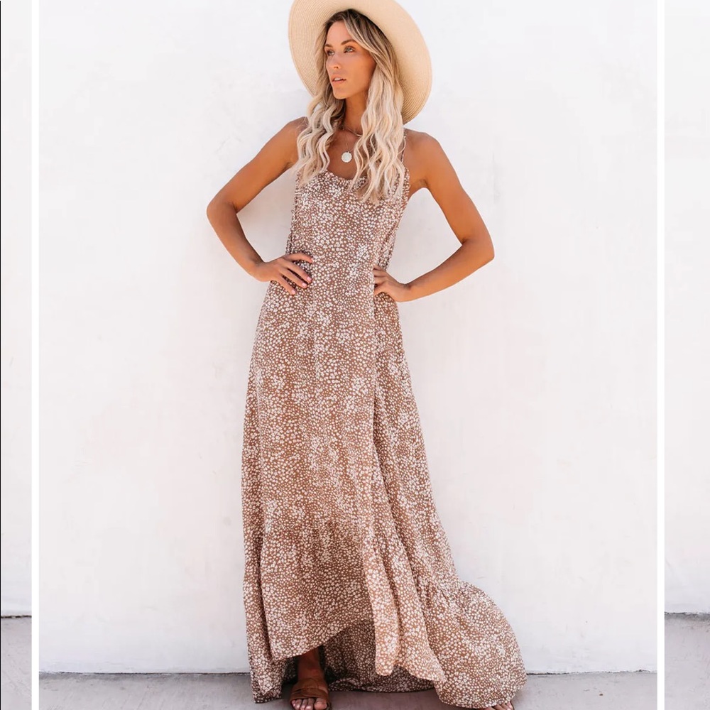Vici high low maxi dress